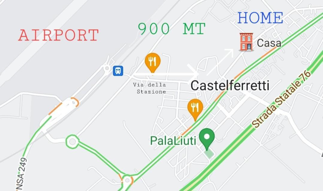 Al Castello - Aeroporto Delle Marche - Ancona Διαμέρισμα Falconara Marittima Εξωτερικό φωτογραφία